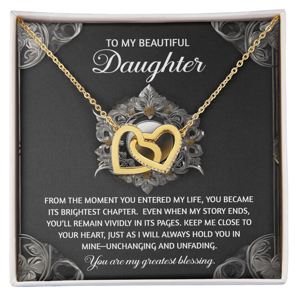 Daughter, My Greatest Blessing Necklace - Cherished Gift
