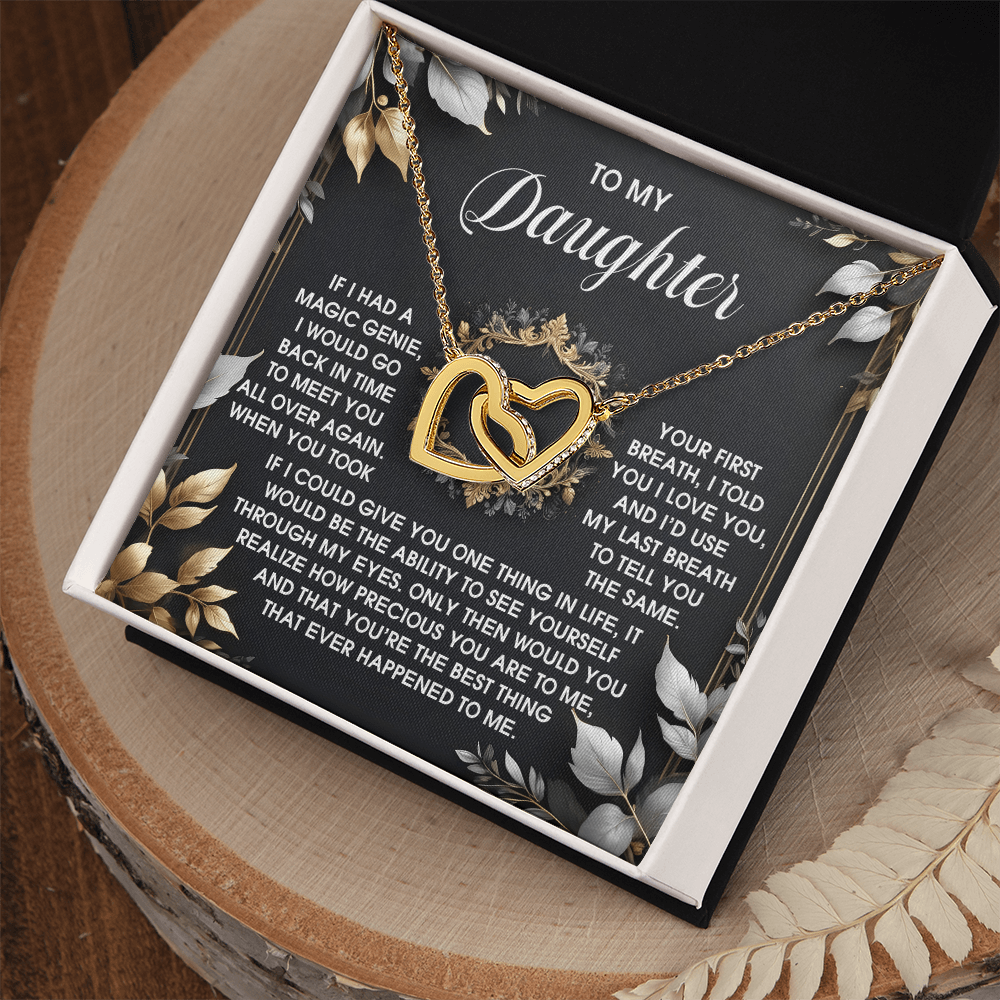 Daughter, I'd Choose You Over And Over Necklace - Gift