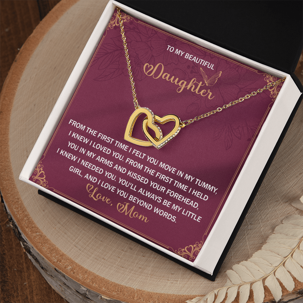 Daughter, Love Beyond Words Necklace - Gift for My Girl
