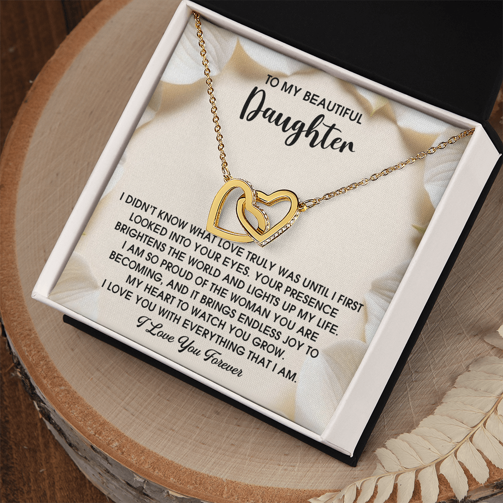 Daughter, Love In Your Eyes Necklace - Gift of Love