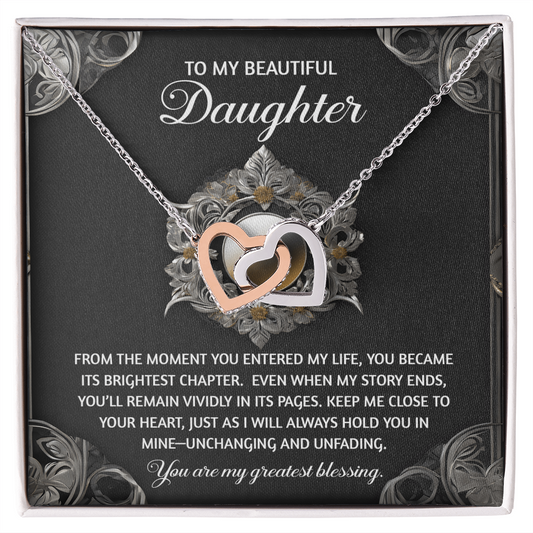 Daughter, My Greatest Blessing Necklace - Cherished Gift