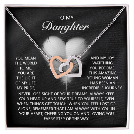 Daughter, Always In Your Heart Necklace - Keepsake Gift