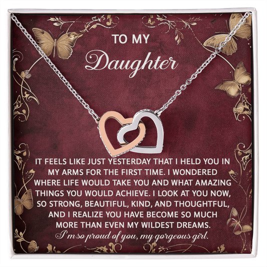 Daughter, Beyond My Wildest Dreams Necklace - Gift