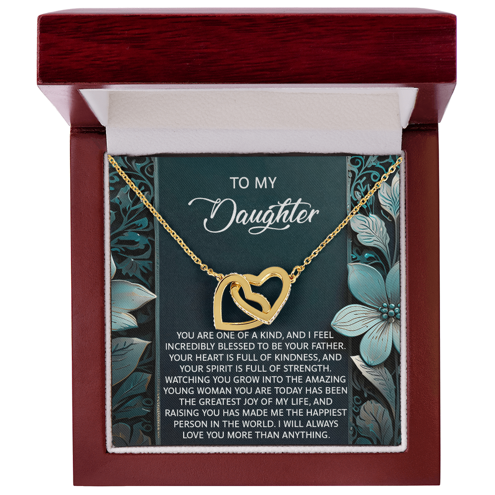 Daughter, You Make Me Happiest Necklace - Heartfelt Gift