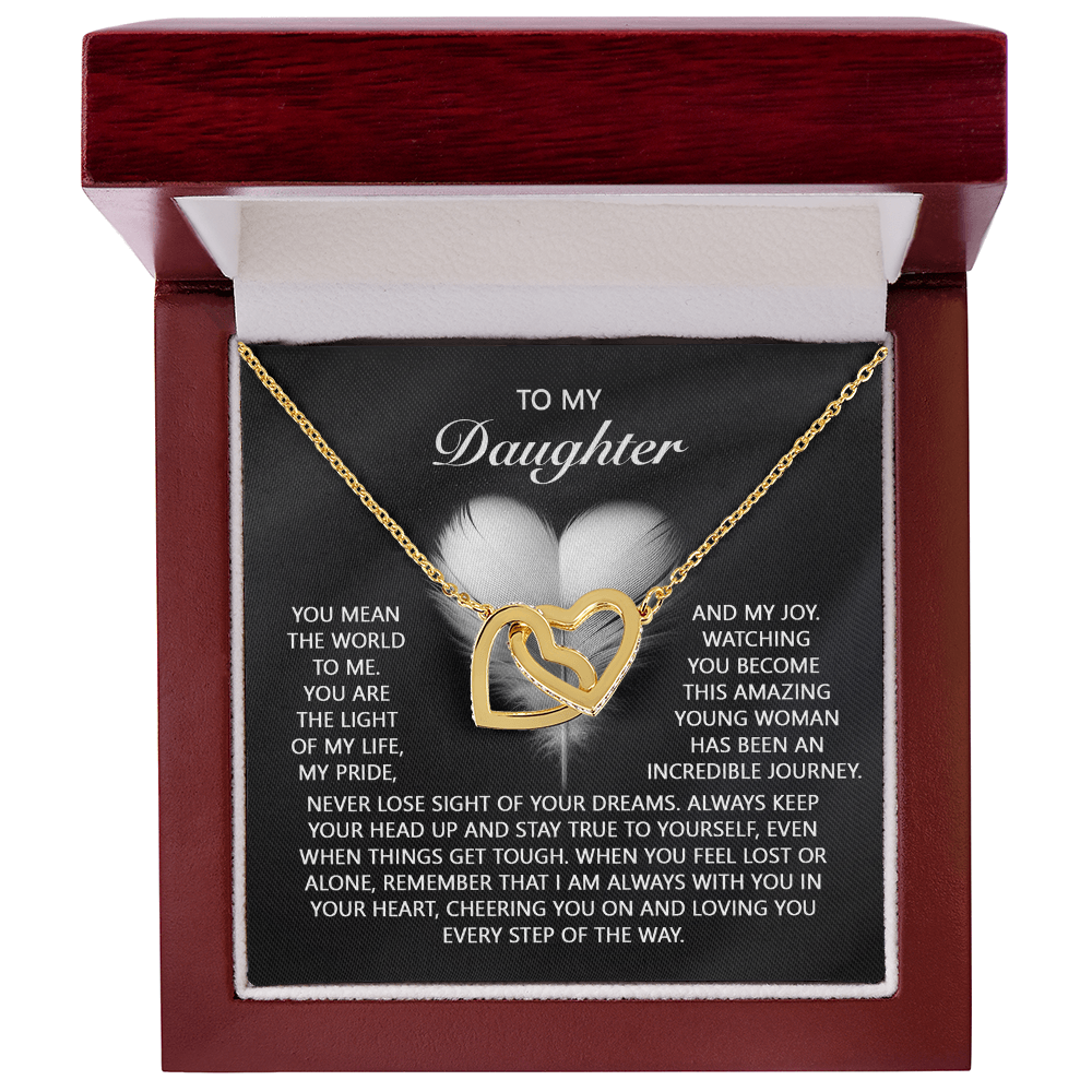 Daughter, Always In Your Heart Necklace - Keepsake Gift