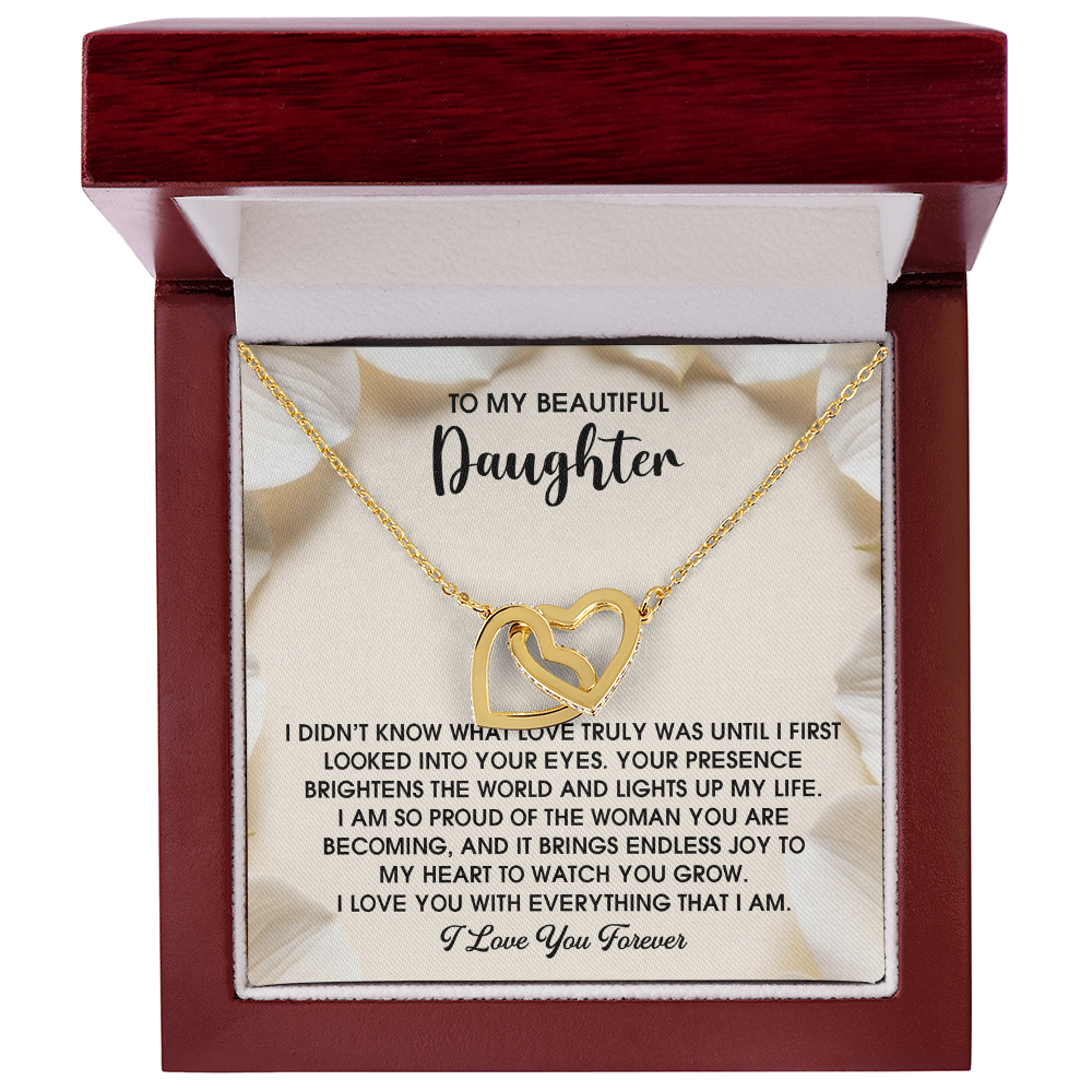 Daughter, Love In Your Eyes Necklace - Gift of Love