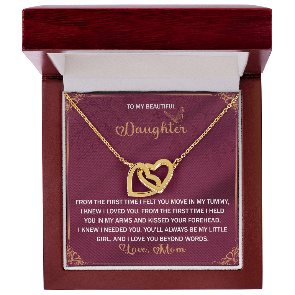 Daughter, Love Beyond Words Necklace - Gift for My Girl