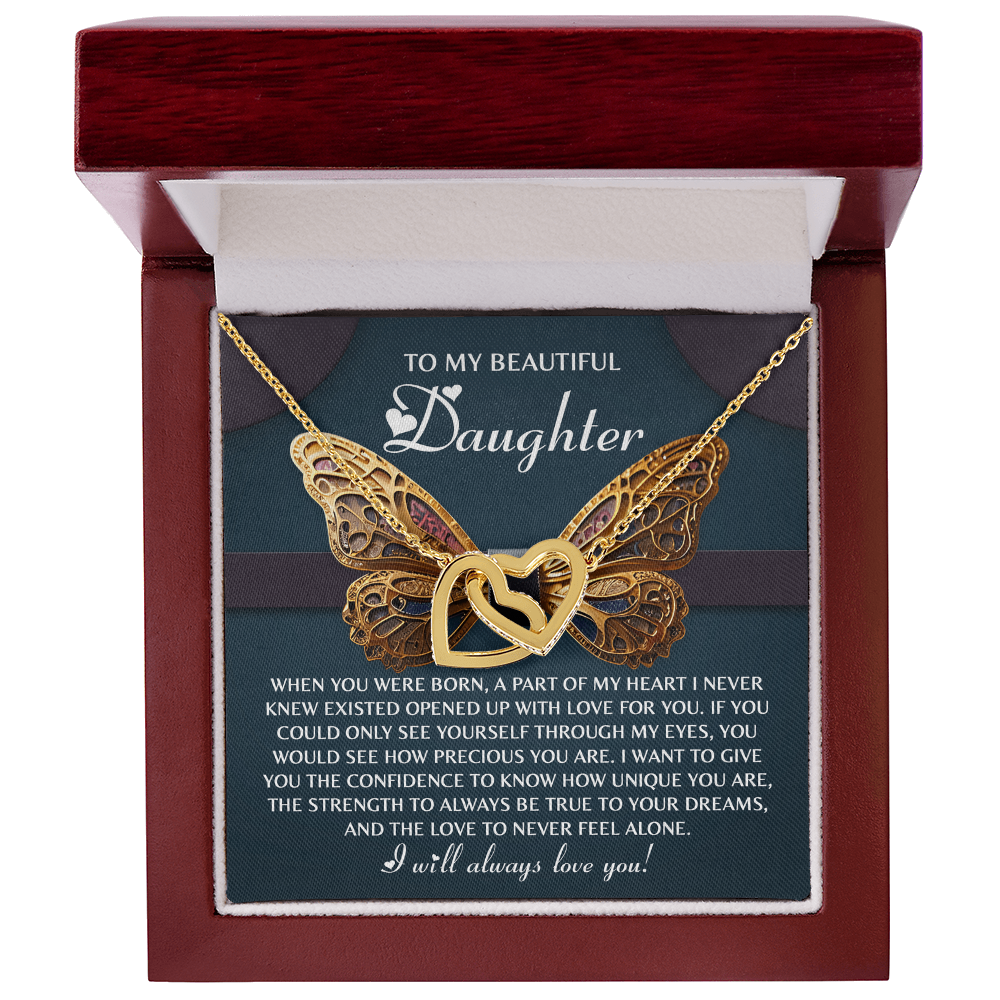 Daughter, Never Feel Alone Necklace - Gift of Support
