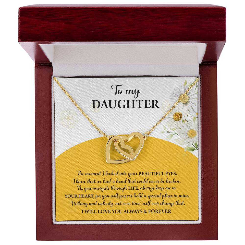 Daughter-A Special Place Interlocking Hearts Necklace