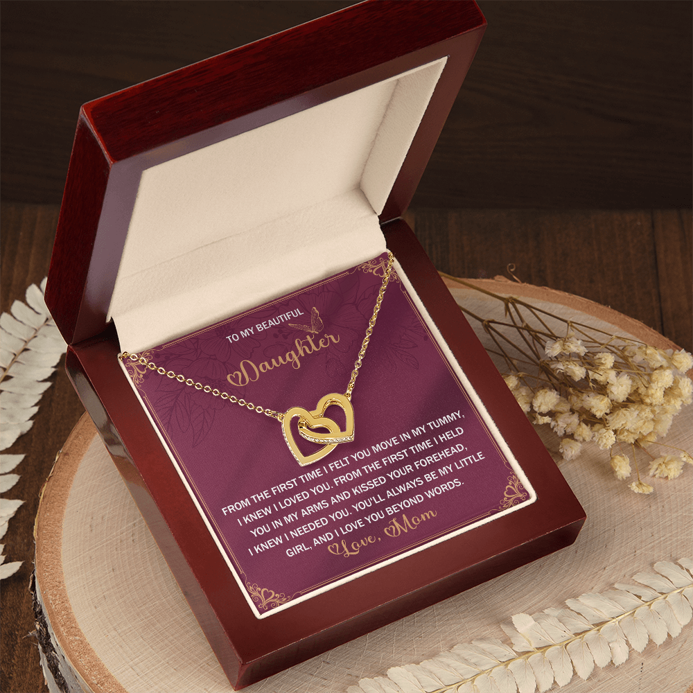 Daughter, Love Beyond Words Necklace - Gift for My Girl