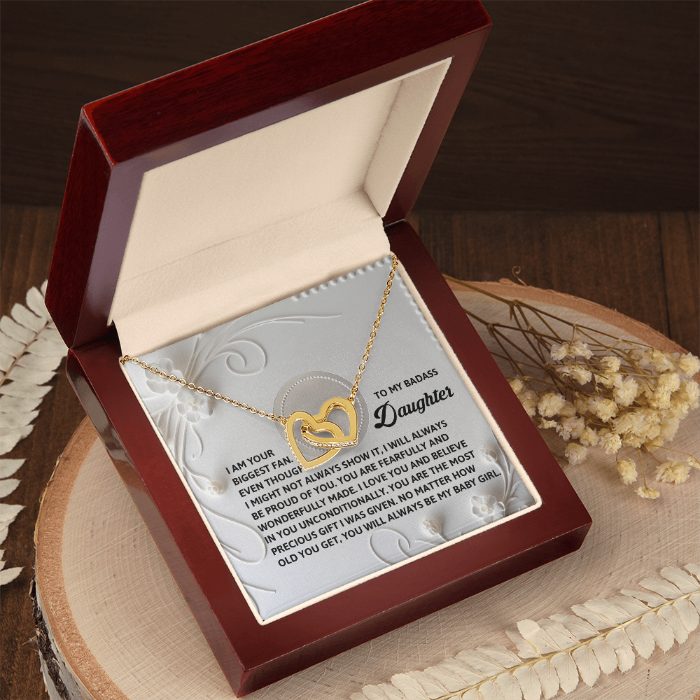 Daughter, My Forever Baby Girl Necklace - Heartfelt Gift