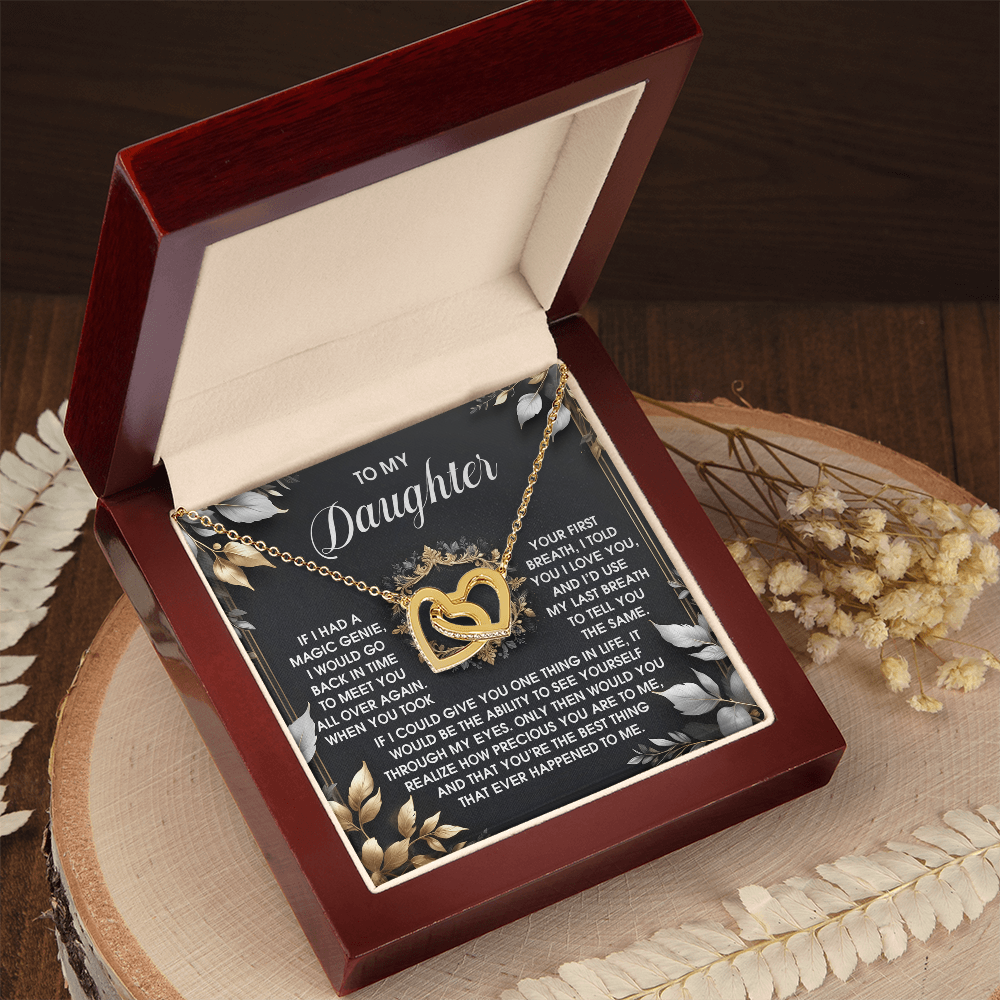 Daughter, I'd Choose You Over And Over Necklace - Gift