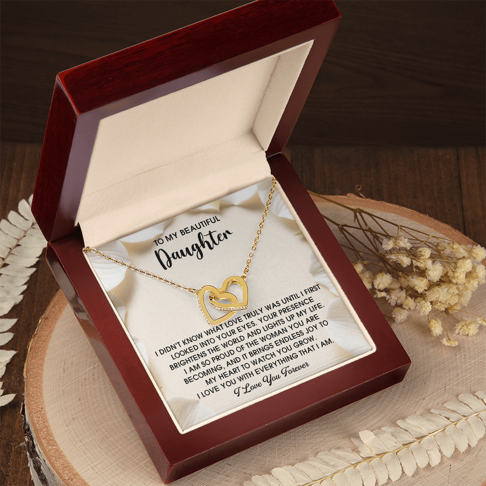 Daughter, Love In Your Eyes Necklace - Gift of Love