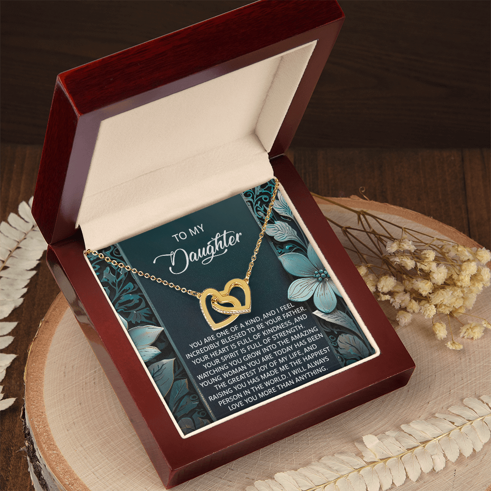 Daughter, You Make Me Happiest Necklace - Heartfelt Gift