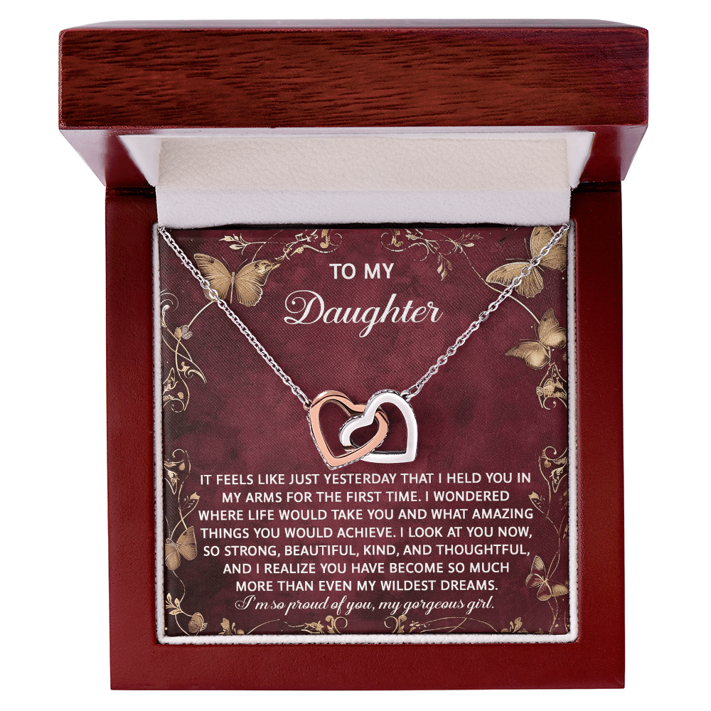 Daughter, Beyond My Wildest Dreams Necklace - Gift