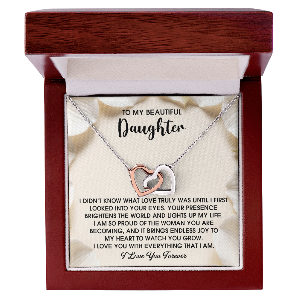 Daughter, Love In Your Eyes Necklace - Gift of Love