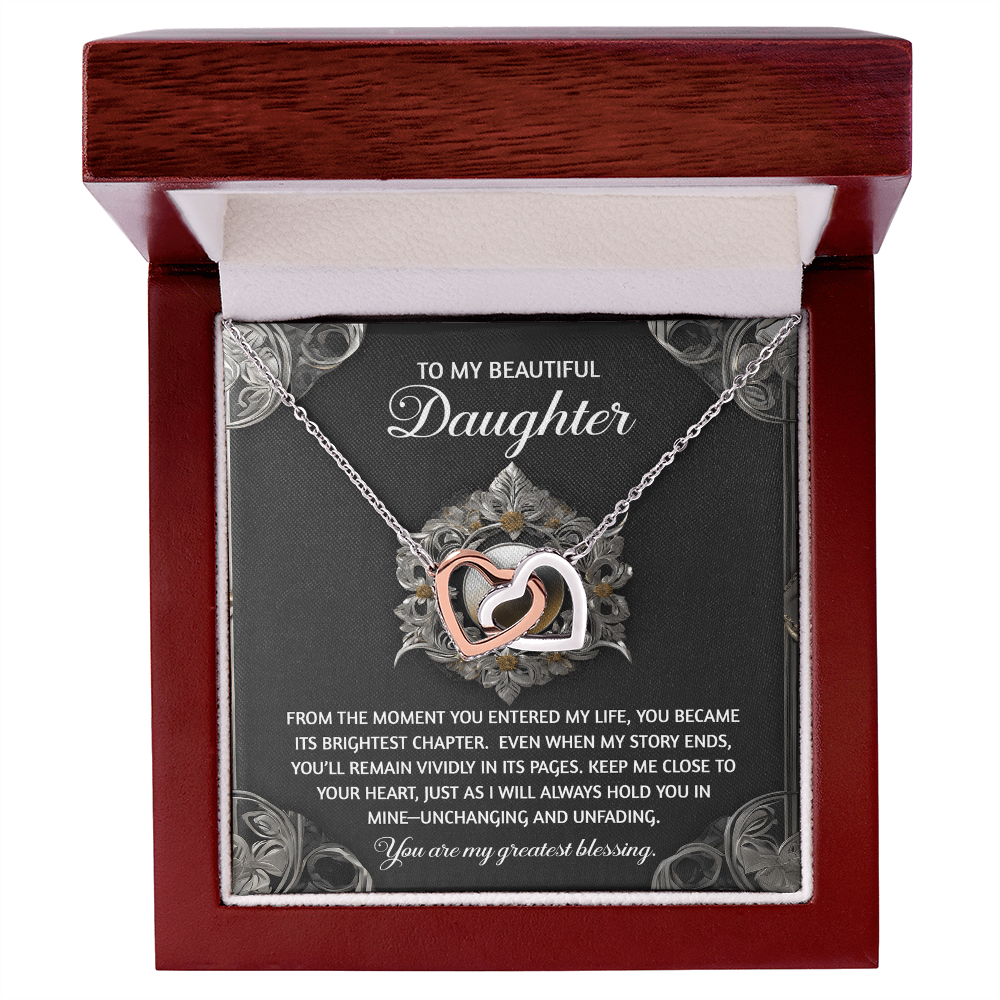 Daughter, My Greatest Blessing Necklace - Cherished Gift