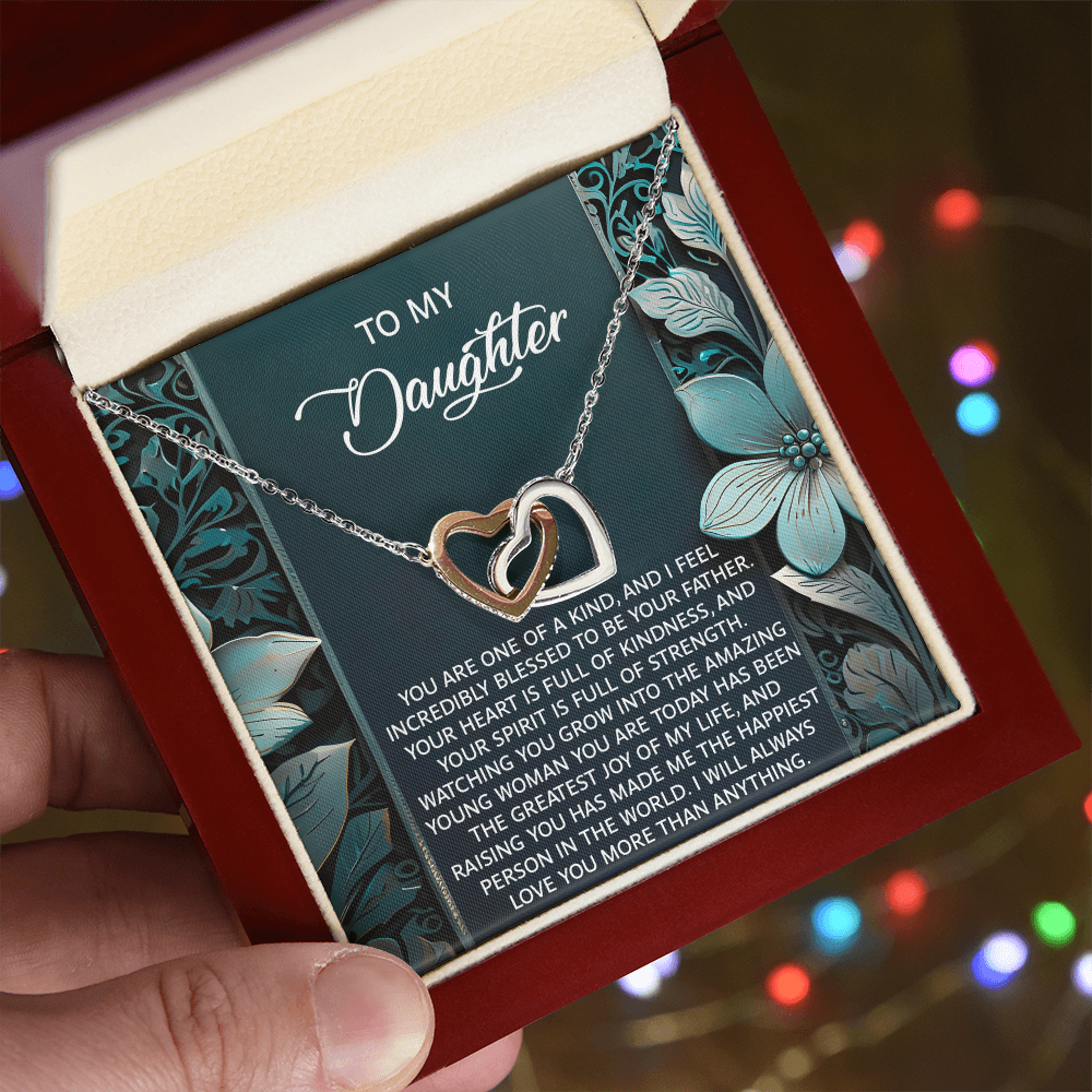 Daughter, You Make Me Happiest Necklace - Heartfelt Gift