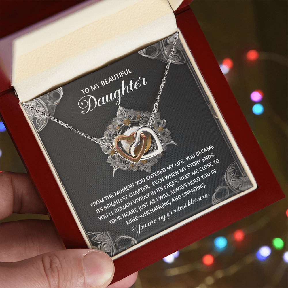 Daughter, My Greatest Blessing Necklace - Cherished Gift