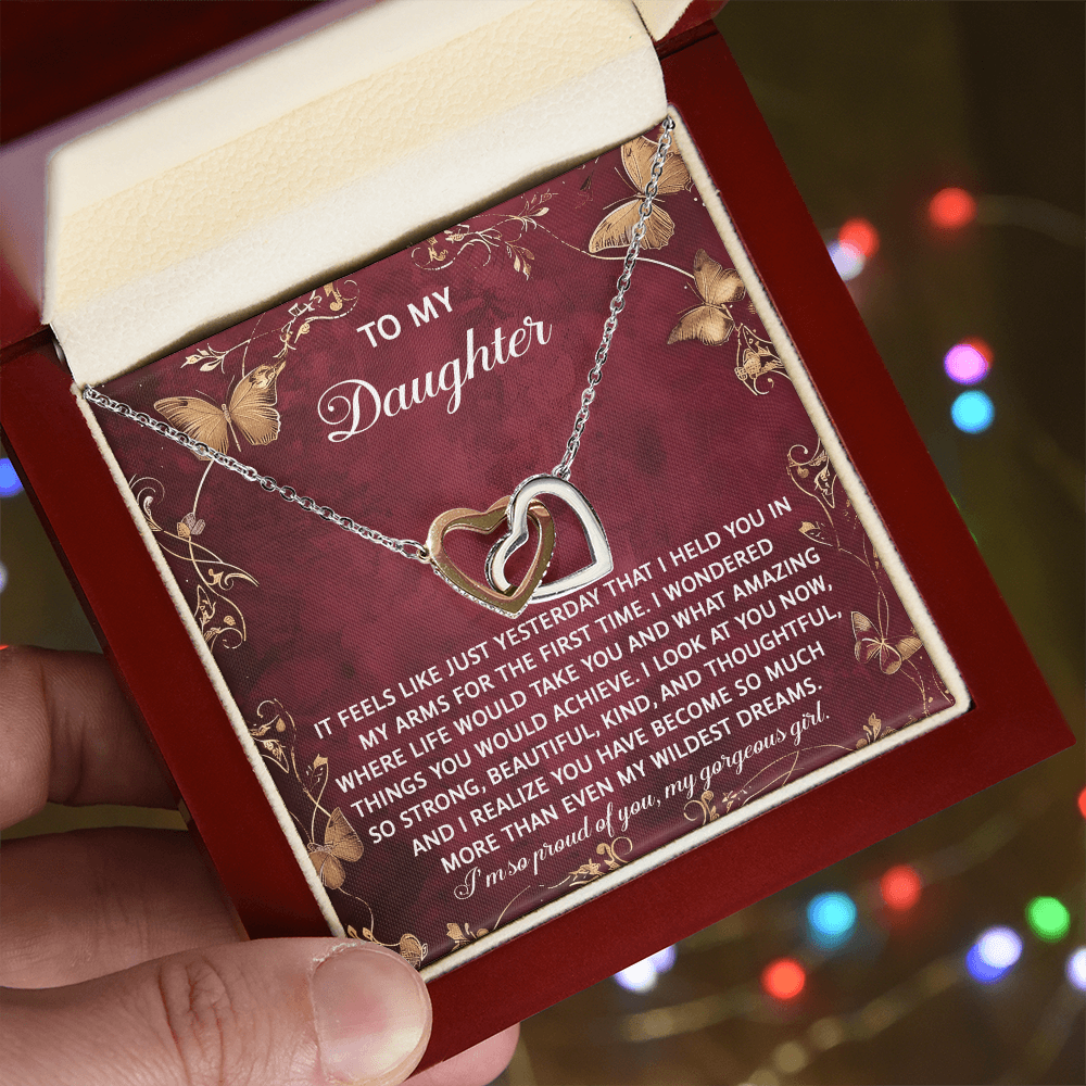 Daughter, Beyond My Wildest Dreams Necklace - Gift