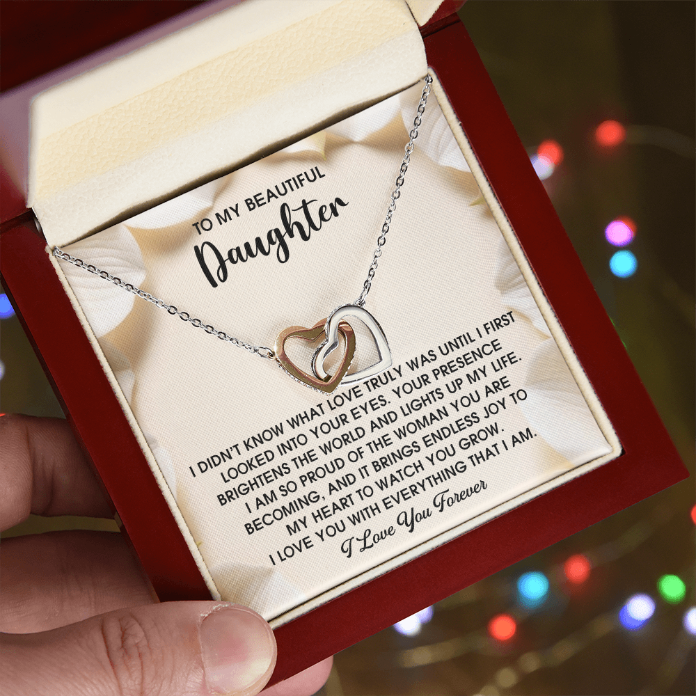 Daughter, Love In Your Eyes Necklace - Gift of Love