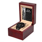 Son-in-Law-Hold Her Hand-Metal Chronograph Watch
