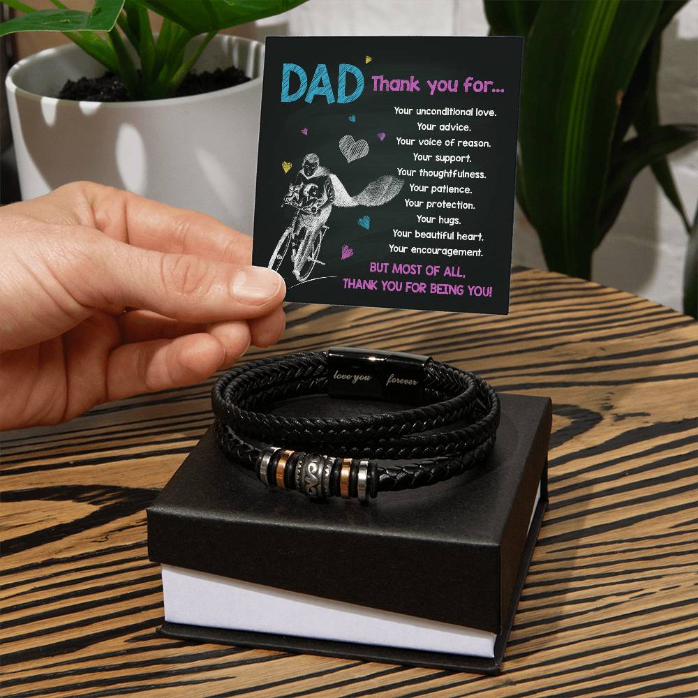 Dad-Thank You For-Bracelet