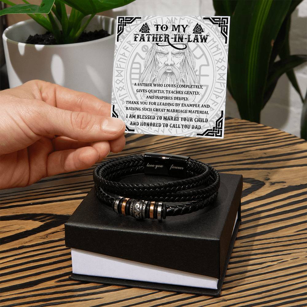 Father-in-Law-Leading By Example-Bracelet