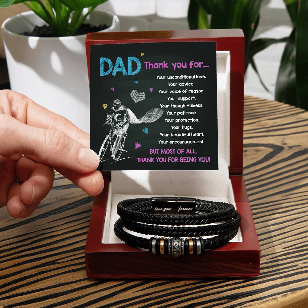 Dad-Thank You For-Bracelet