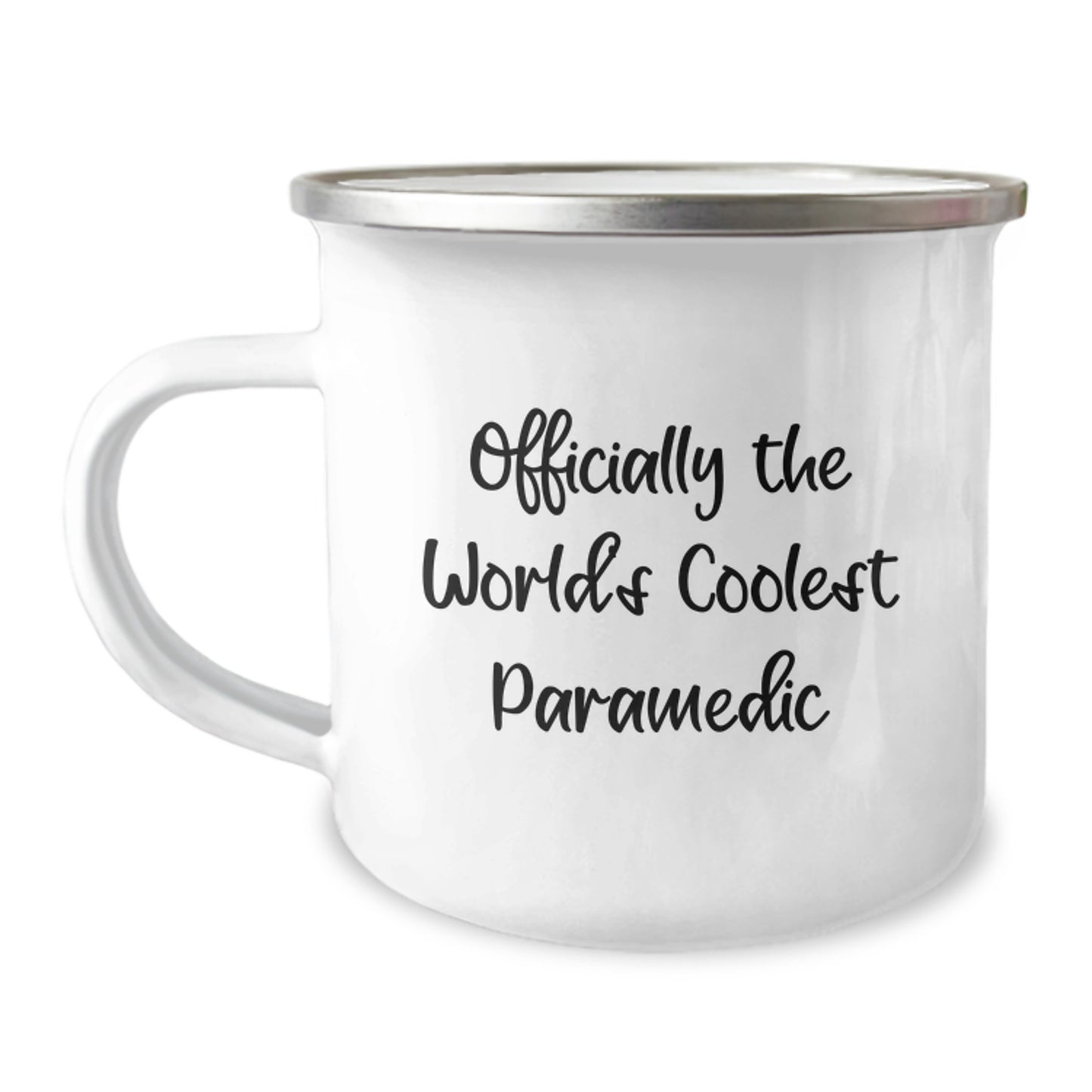 Rescue Worker Christmas Unique Gifts from Friends to Rescue Worker Men Funny Quote - Officially The World's Coolest Rescue Worker Camping Mug - Image 1