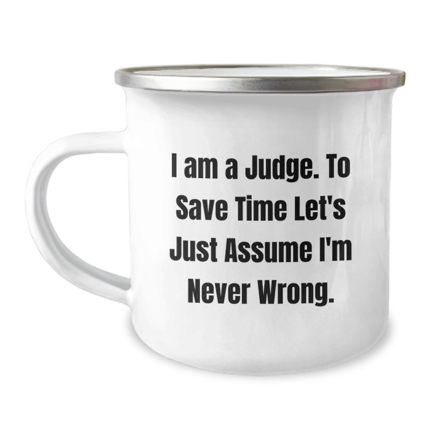 Funny Judge Gifts, Unique Camping Mugs for Judge Lovers, Christmas Unique Gifts from Friends to Judge - Image 1