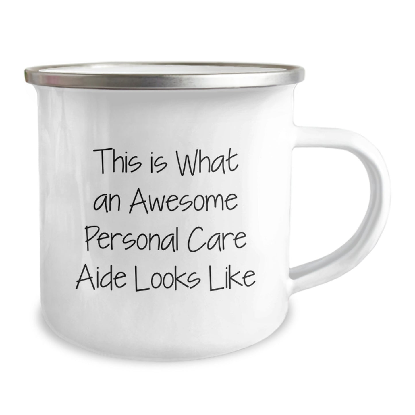 Personal Care Aide Gifts from Friends, Unique Graduation Gifts for Her, Funny Camping Mug with Quote 'This Is What An Awesome Personal Care Aide Looks Like' - Image 2