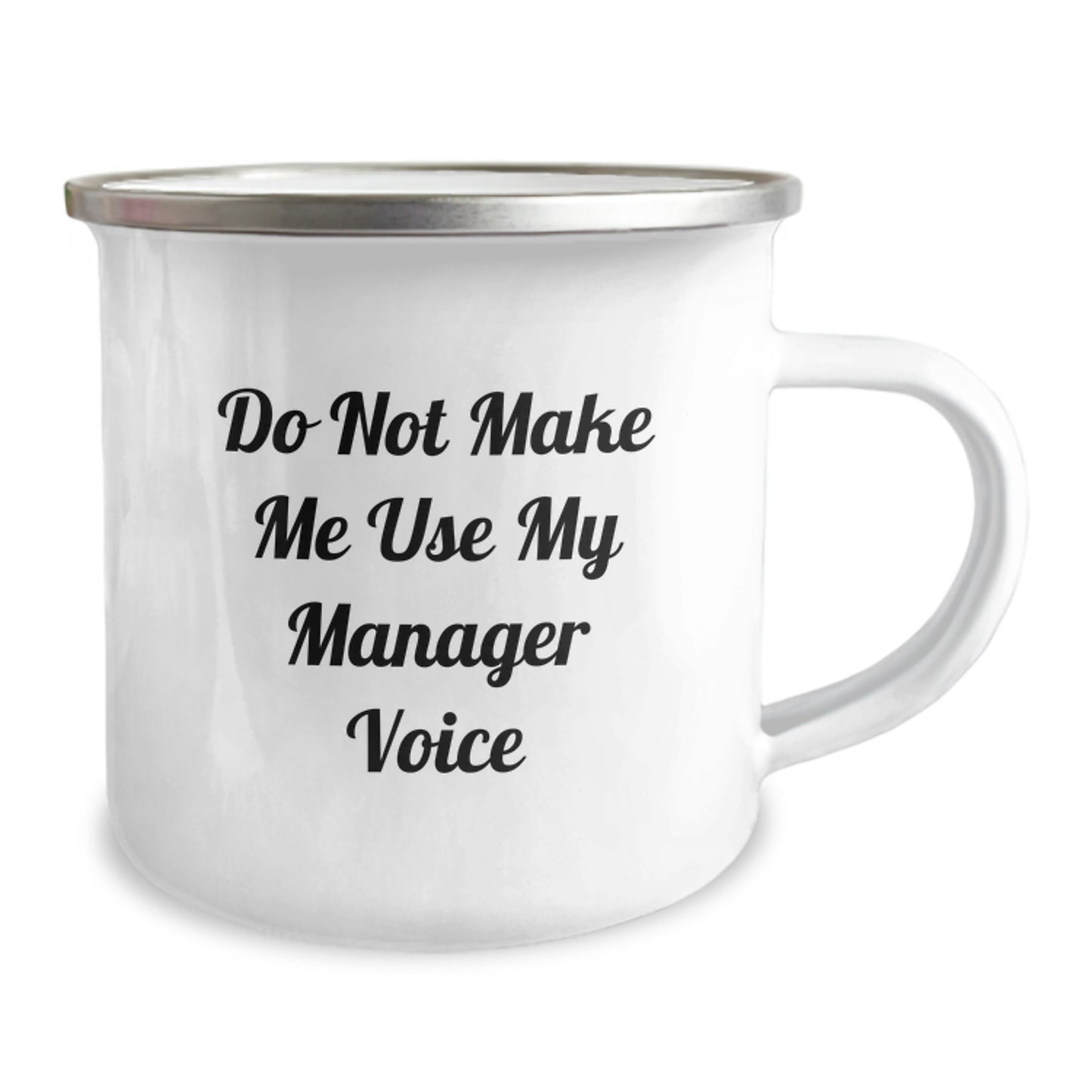 Funny Manager Gifts from Friends - Cute Christmas Unique Manager Mugs with Do Not Make Me Use My Manager Voice - Image 2