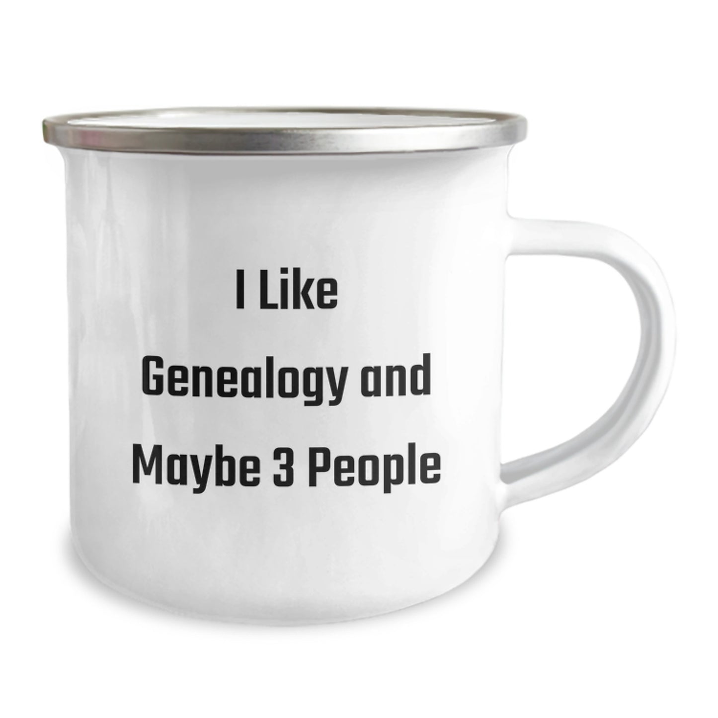 Funny Genealogy Gifts for Genealogy Enthusiasts, Camping Mug - Gifts from Friends for Women Genealogy Researchers, 'I Like Genealogy And Maybe 3 People' Funny Christmas Unique Gifts - Image 2