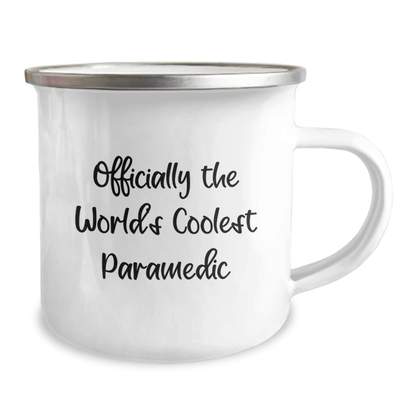 Rescue Worker Christmas Unique Gifts from Friends to Rescue Worker Men Funny Quote - Officially The World's Coolest Rescue Worker Camping Mug - Image 2