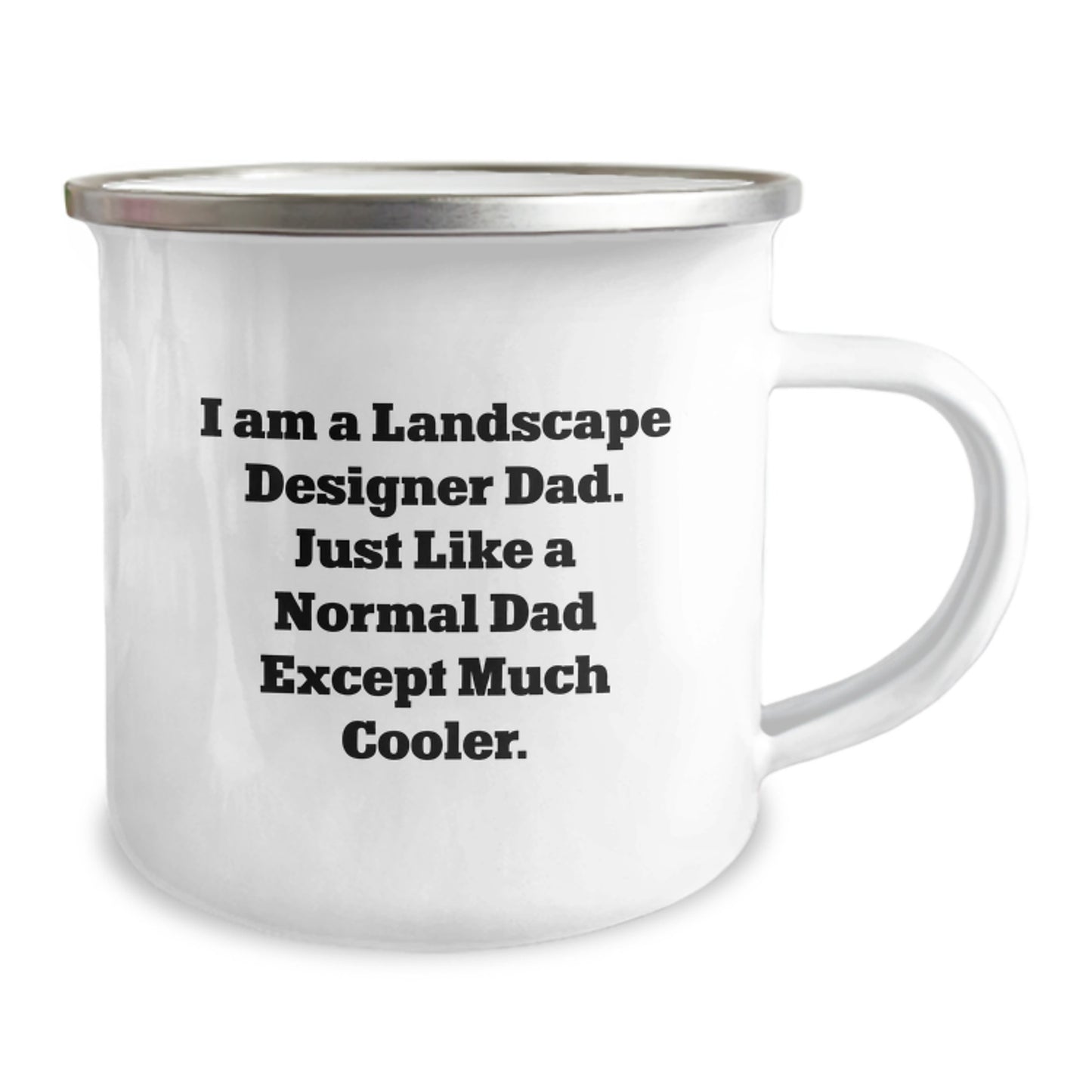 Funny Landscape Designer Dad Camping Mug Gifts for Landscape Designer Men, Unique Christmas Unique Gifts from Dad, Fun Outdoor Camping Mug - Image 2