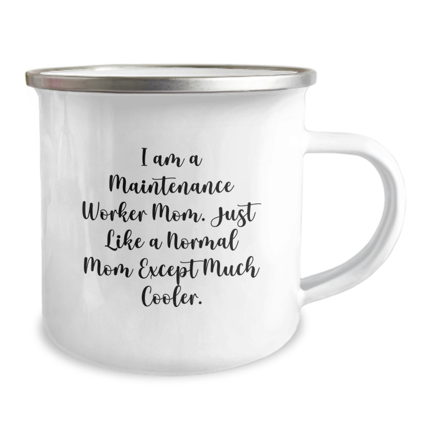 Funny Maintenance Worker Gifts from Mom, I Am A Maintenance Worker Mom, Unique Birthday Camping Mug for Him or Her - Image 2