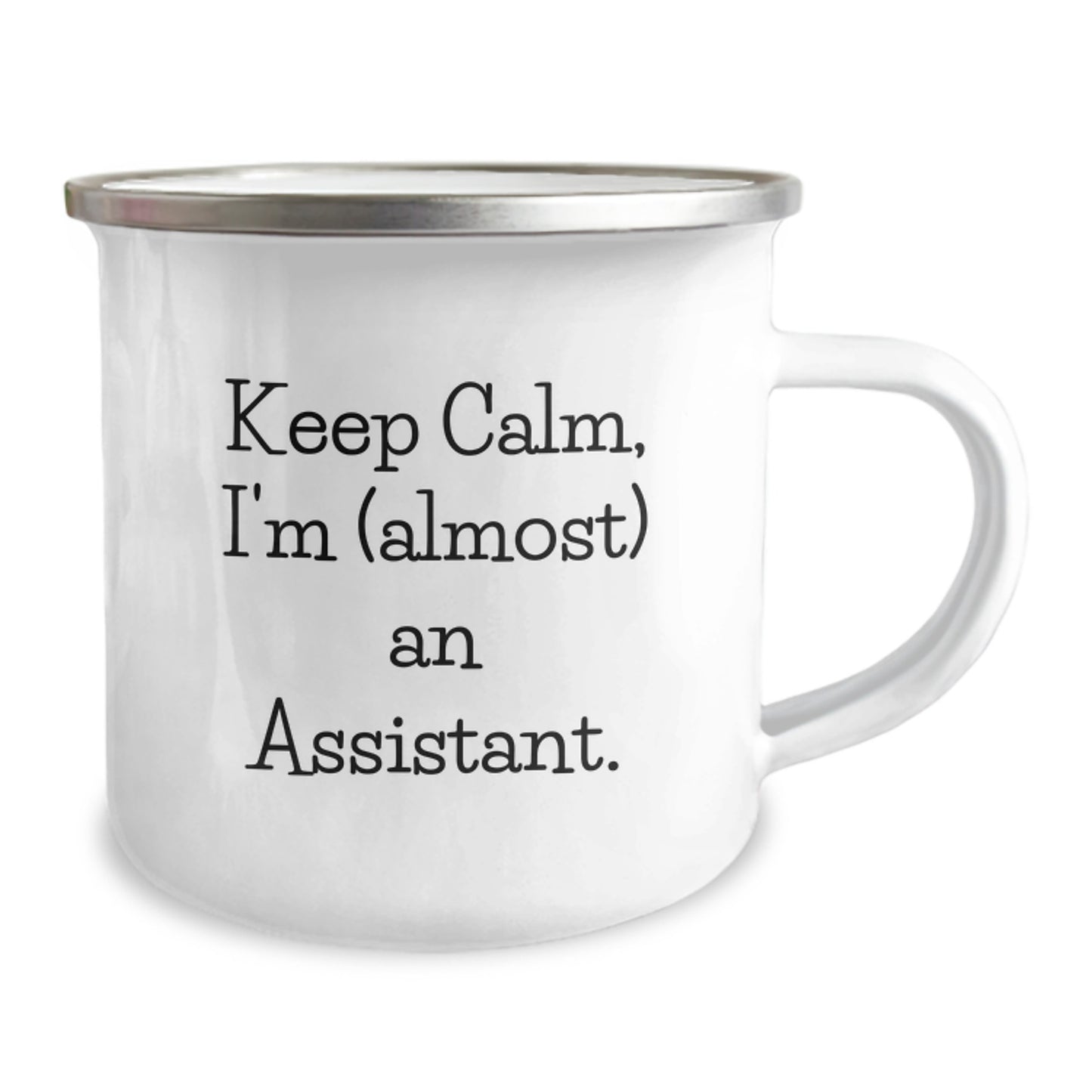 Funny 'Keep Calm, I'm (almost) An Assistant' Assistant Gifts from Friends, Coworkers, or Family on Birthday Unique Gifts for Assistant - Image 2