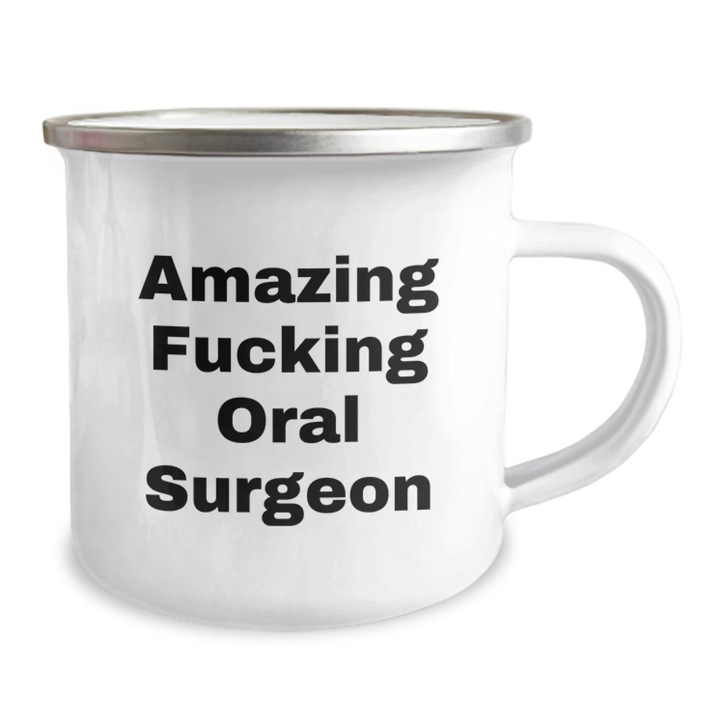 Funny Oral Surgeon Gifts from Men to Women - Valentine's Unique Camping Mug with Amazing Quote - Image 2