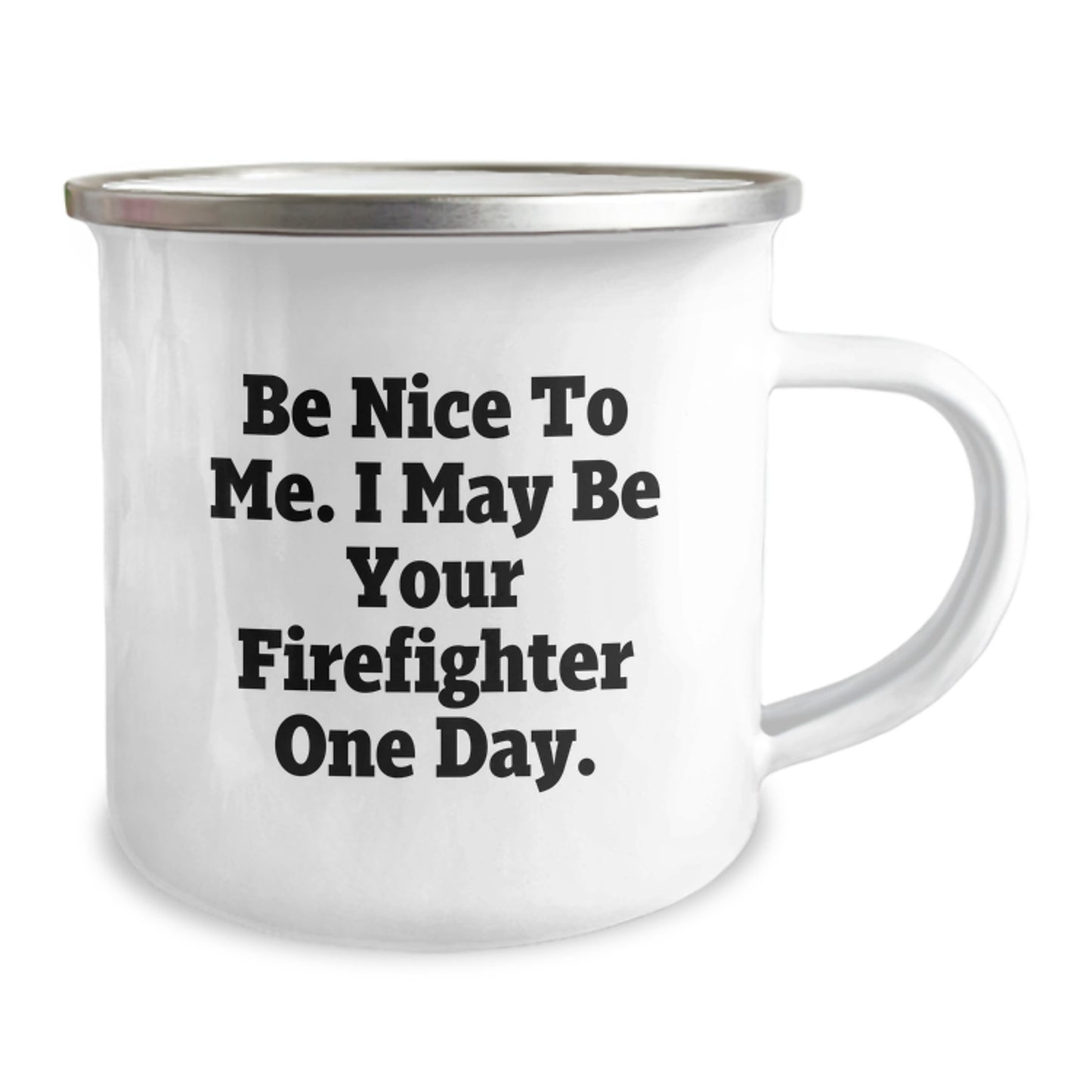 Funny Firefighter Camping Mug Gifts from Friends to Firefighter Men on Christmas Unique Gifts - Image 2