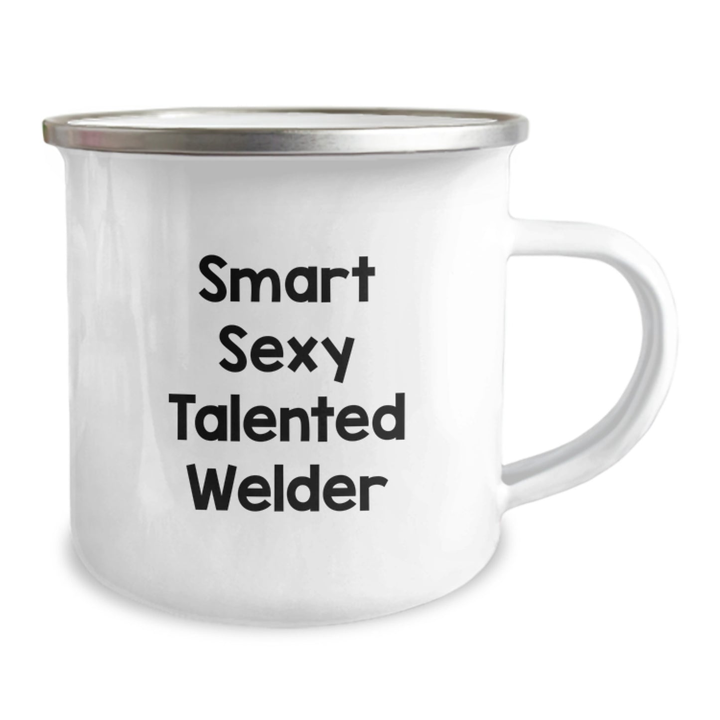 Smart Sexy Talented Welder Gifts for Men - Funny Camping Mug for Graduation, Unique Gifts from Family, Friends, Coworkers, or Men to Men - Image 2