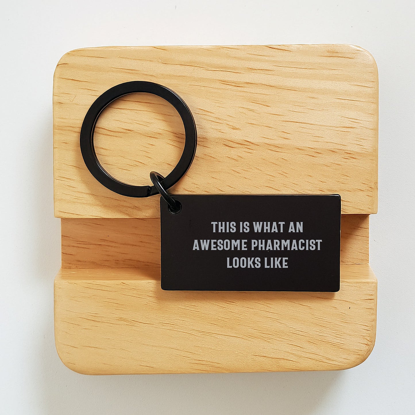 Funny Pharmacist Gifts from Friends Unique Keychain for Graduation Awesome Quote - Image 2