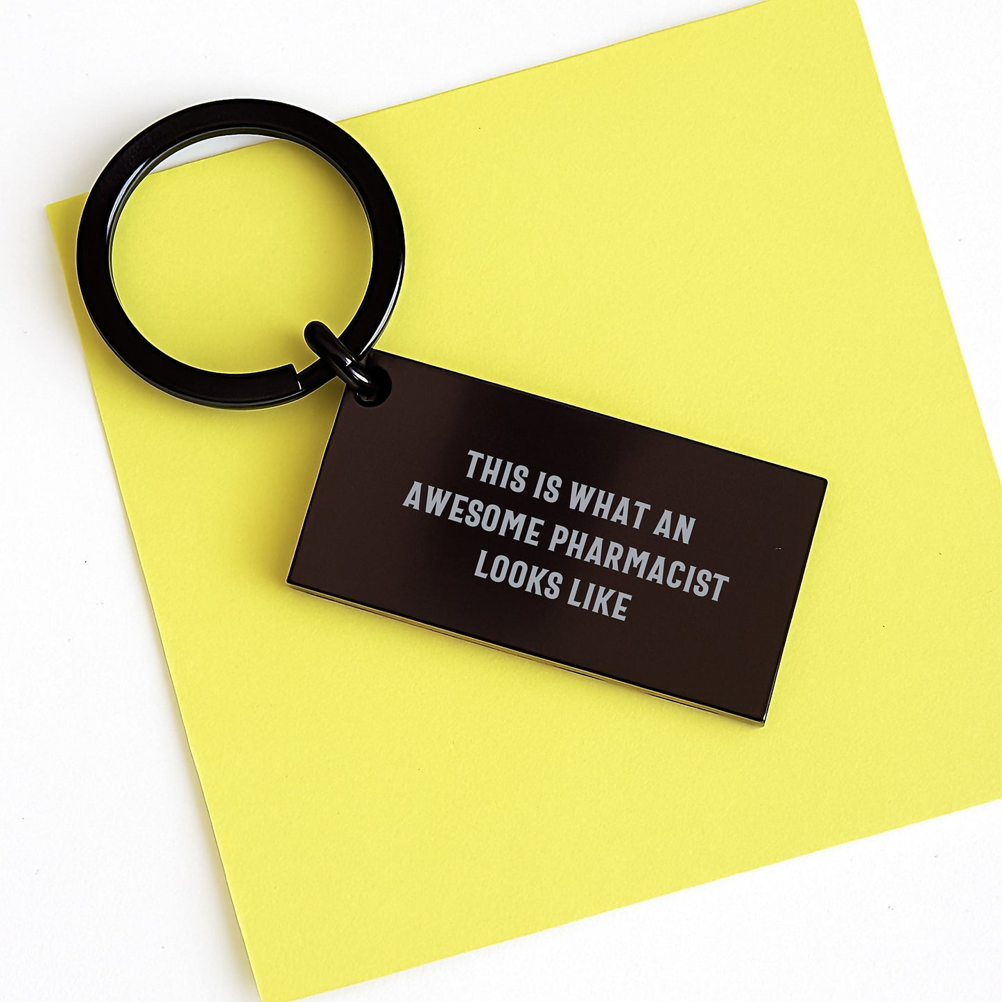 Funny Pharmacist Gifts from Friends Unique Keychain for Graduation Awesome Quote - Image 3