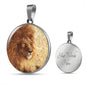 Lion Necklace, Lion Gift, Original Lion Art, Charm, Jewelry, Pendant, Gift for Animal Lover,
