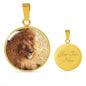 Lion Necklace, Lion Gift, Original Lion Art, Charm, Jewelry, Pendant, Gift for Animal Lover,