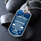To My Army Dad, Military Dad, Military Gift, Birthday Gift For Military Dad, Armed Forces, Military Dog Tag Gift For Dad, Dog Tag Necklace For Men - DTADFS