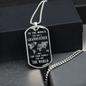 To The World You Are A Grandfather, Grandpa Birthday Gift, Dad Grandpa , Present For Grandfathers, New Grandpa Tag Necklace For Men - DTGFR