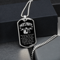 Gifts For Him Boyfriend Grandson Brother Husband Grandfather Son Dad, Necklace Pendant Men, Necklace Metal For Men - DTBPFM