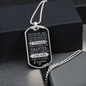 Grandson Gift From Nana, Grandson Dog Tag Necklace, Grandma's Gift For Grandson, Gift For Grandson Grandma Gift-DTFGRNDM