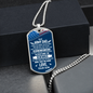 To My Army Dad, Military Dad, Military Gift, Birthday Gift For Military Dad, Armed Forces, Military Dog Tag Gift For Dad, Dog Tag Necklace For Men - DTADFS